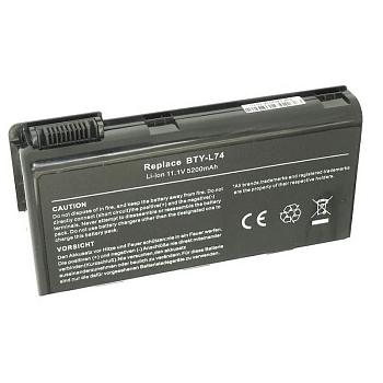 Аккумулятор (батарея) для ноутбука MSI CX620, CX623, (BTY-L74), 5200мАч, 11.1B